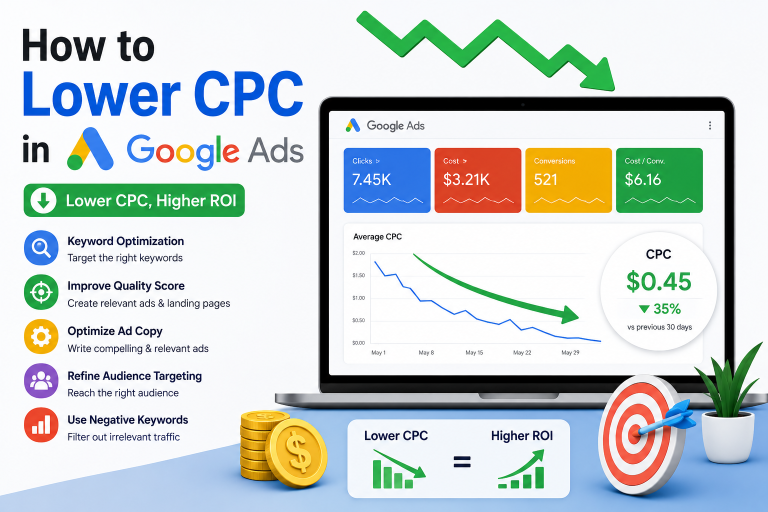 Lower CPC in Google Ads